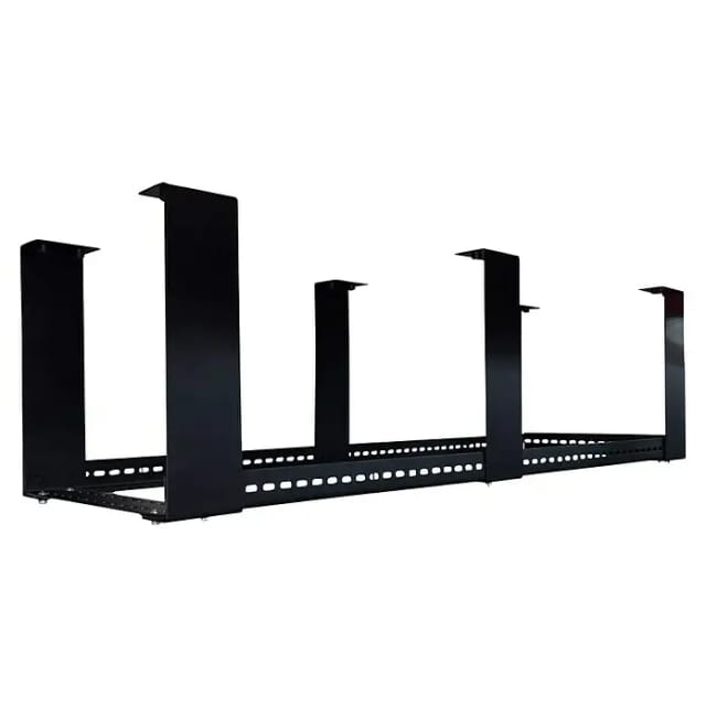 Schulte Deckenregal 3er 121,5 cm x 87 cm x 37,5 cm Schwarz