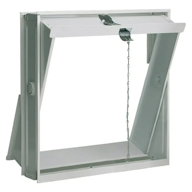 Lüftungsflügel für 24er Glasstein vierfach 517 mm x 535 mm x 90 mm