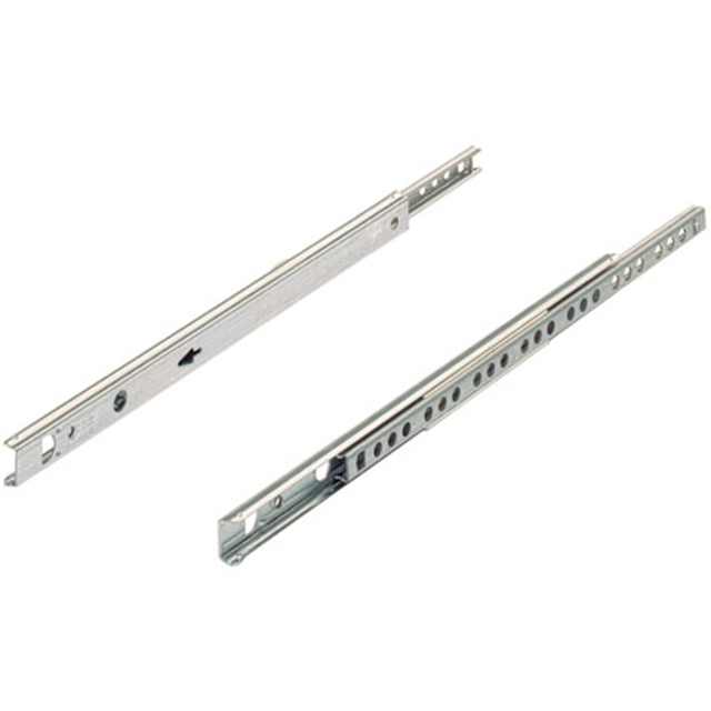 Hettich Kugelteilauszug für Schubkästen mit 17 mm Nut 115 mm - 210 mm