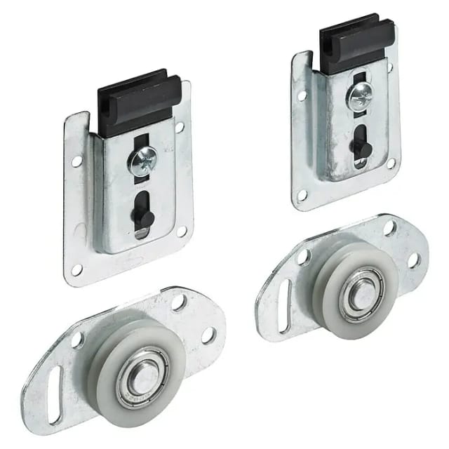 Hettich Montagesatz SlideLine 12 für eine Tür 25 kg Stahl / Kunststoff