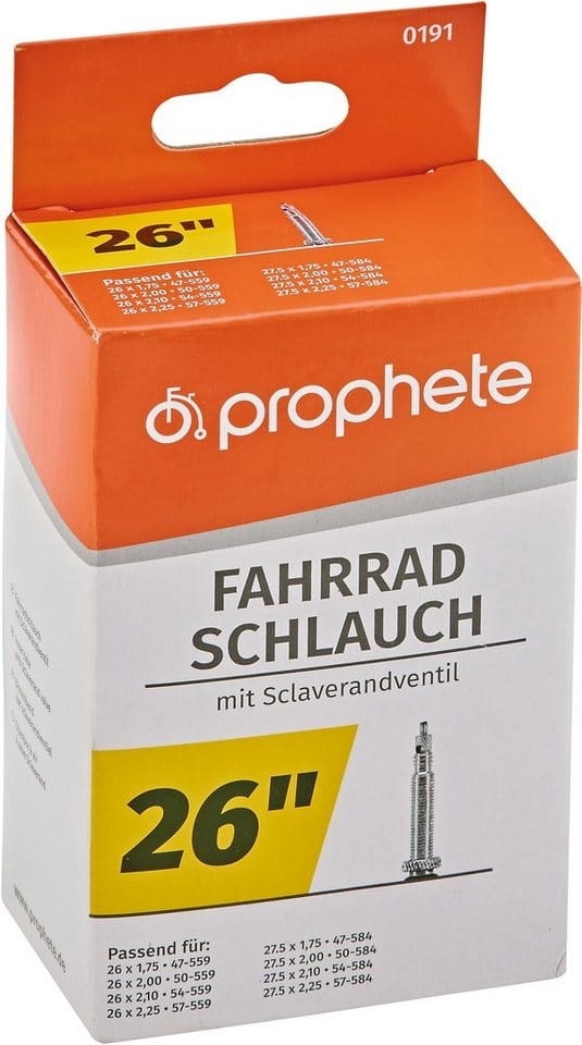 Prophete Fahrradschlauch 26 Zoll