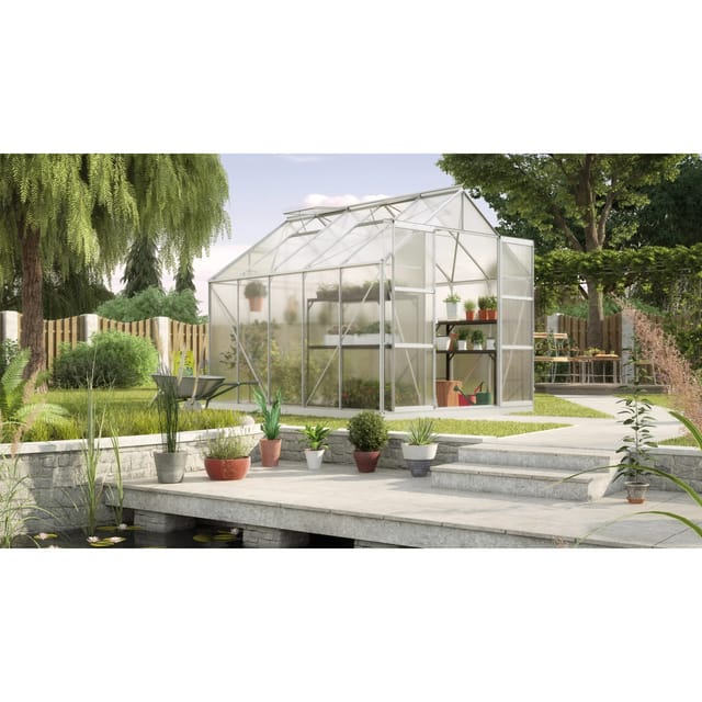 Vitavia Gewächshaus Uranus 8300 Alu 8,3 m² inkl. Fundament
