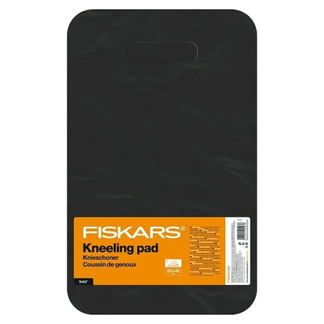 Fiskars Knieschoner Solid Schwarz-Orange