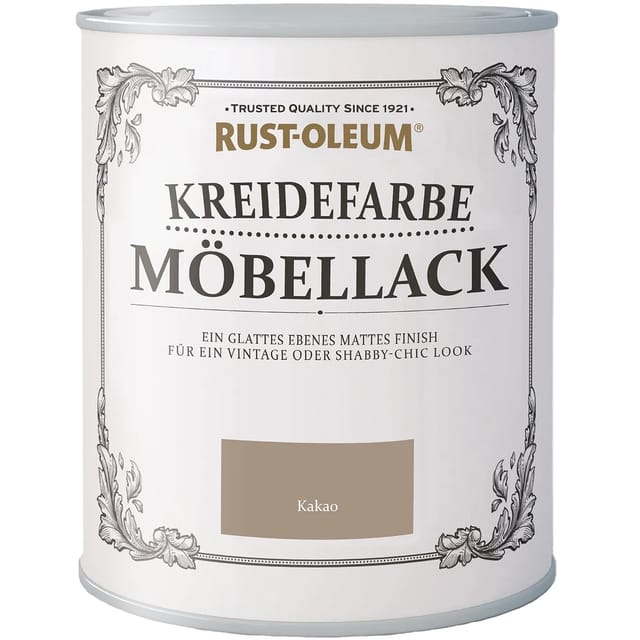 Rust-Oleum Kreidefarbe Möbellack Kakao Matt 750 ml