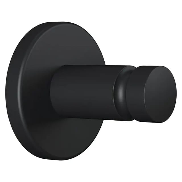 Tesa Handtuchhaken Moon Schwarz Matt inkl. Klebelösung