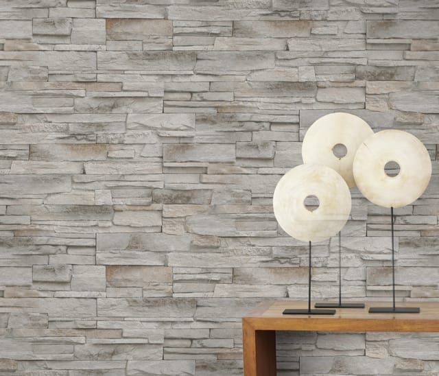 Erismann Vliestapete Stones Klein 10,05 m x 0,53 m Beige