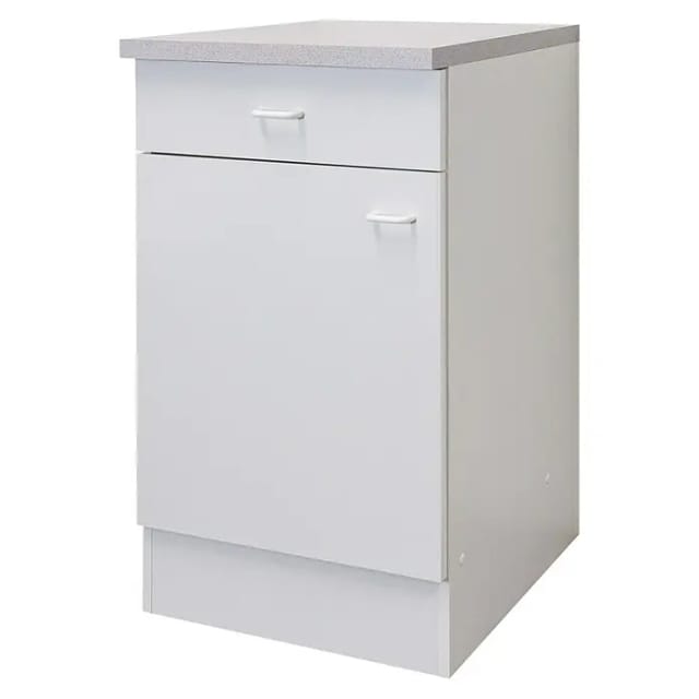Flex-Well Classic Küchen-Unterschrank Speed 50 cm Weiß