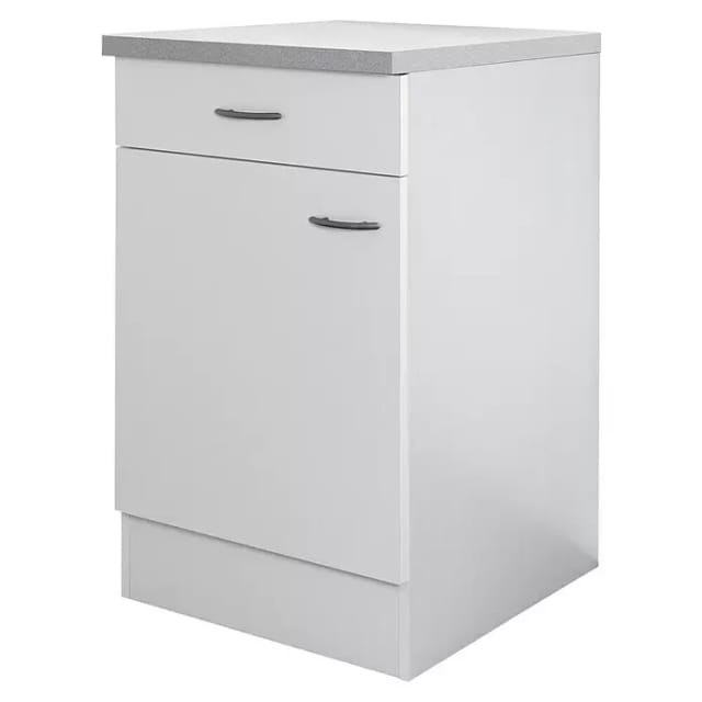Flex-Well Classic Küchen-Unterschrank Wito 50 cm Weiß