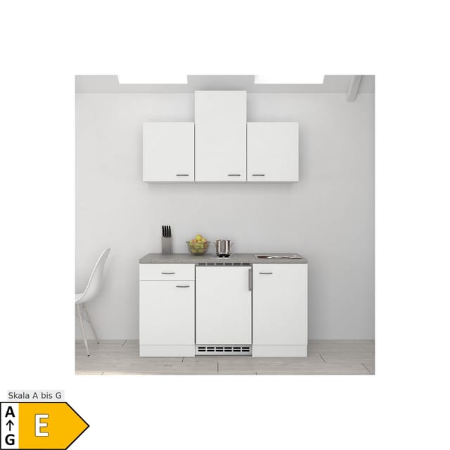 Flex-Well Classic Küchenzeile Wito 150 cm Weiß