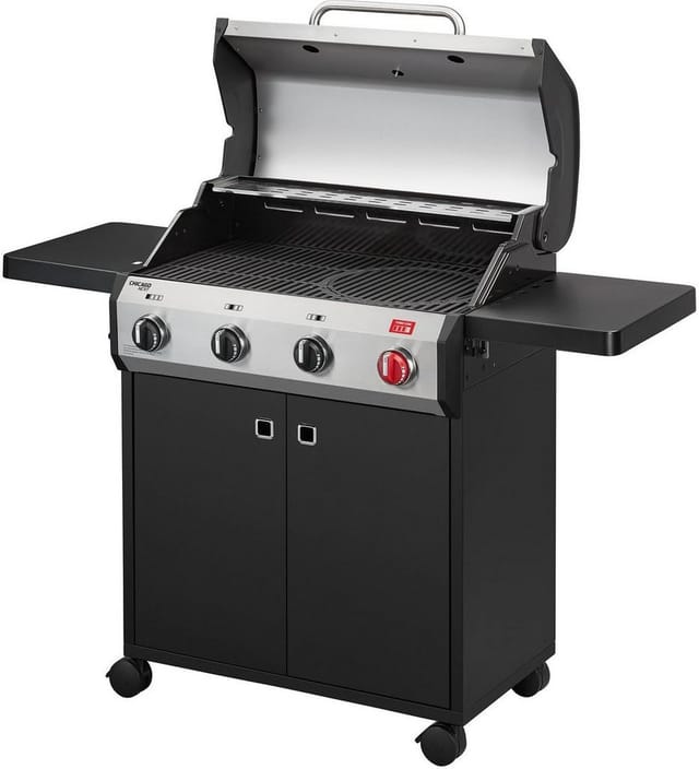 Enders Gasgrill Chicago Next 4 Brenner R Turbo Schwarz-Edelstahl