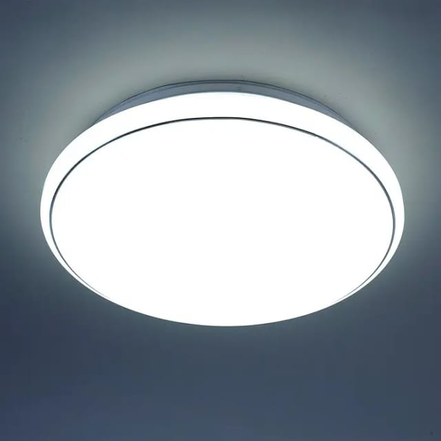 Just Light. LED-Deckenleuchte Jupiter Sternenhimmel Weiß Ø 59 cm