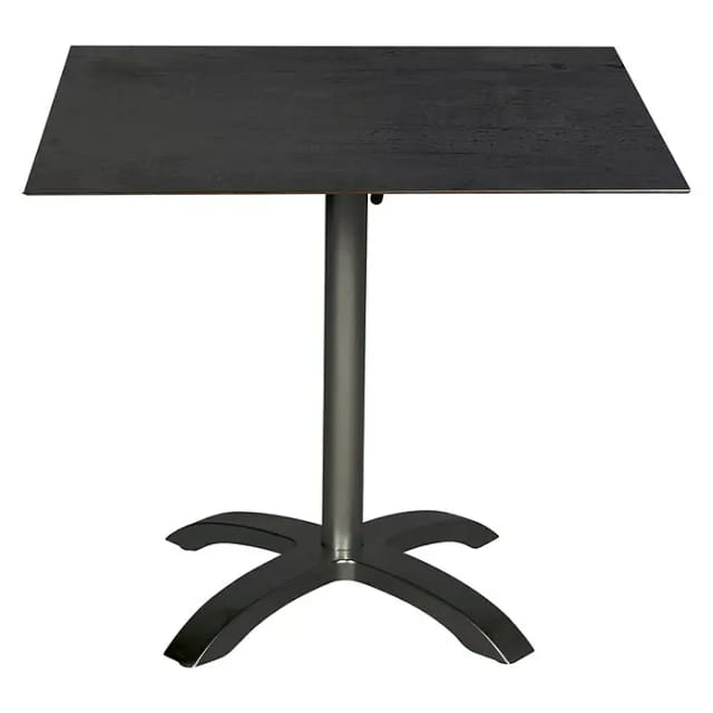Acamp Klapptisch Quadratisch HPL Anthrazit-Cemento 80 cm x 80 cm