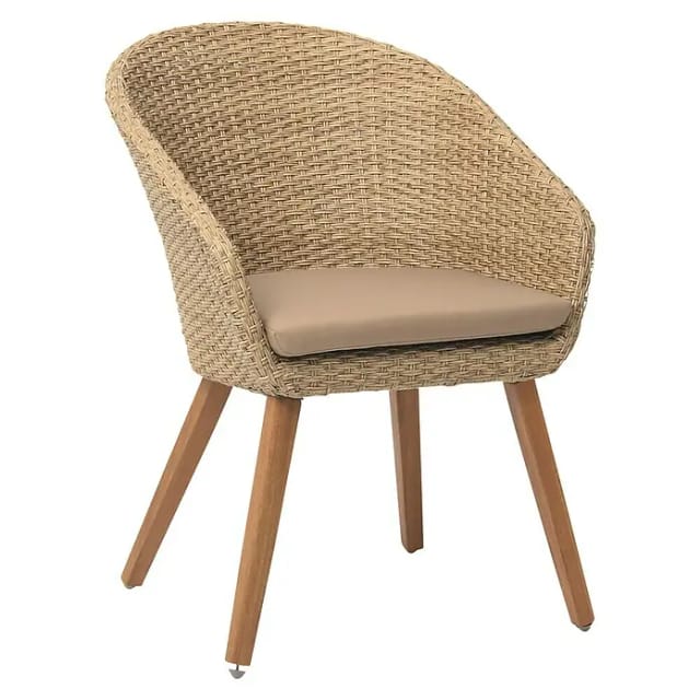 Acamp Set 4x Armsessel Atacama Teak