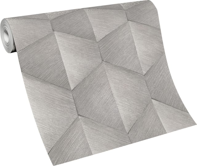 Guido Maria Kretschmer Vliestapete Prisma 10,05 m x 0,53 m Taupe