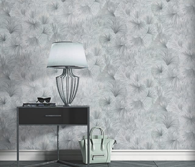 Guido Maria Kretschmer Vliestapete Shine 10,05 m x 0,53 m Grau