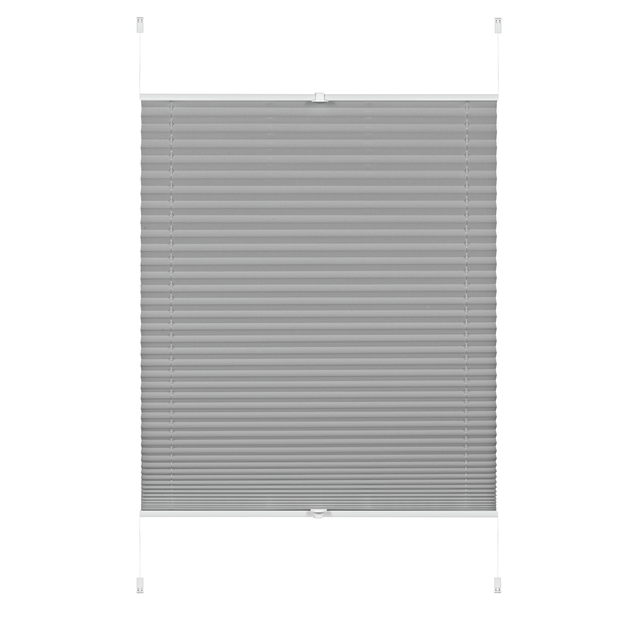Gardinia EasyFix Plissee Greta 70 cm x 130 cm Steingrau