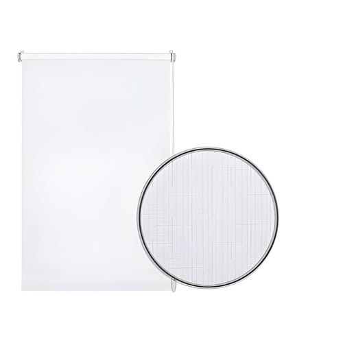 Gardinia EasyFix Rollo Uni 60 cm x 150 cm Reinweiß strukturiert