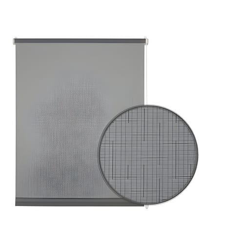Gardinia EasyFix Rollo Uni 100 cm x 150 cm Hellgrau strukturiert