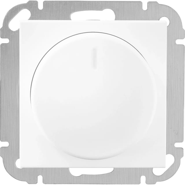 Elektromaterial Dimmer Finnja Weiß Matt