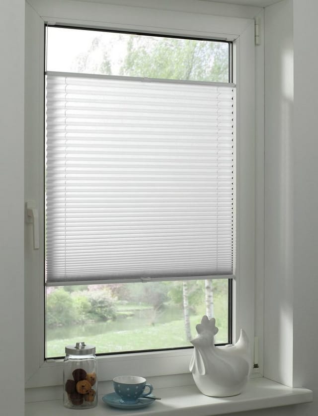 Gardinia Plissee Concept Tageslicht 40 cm x 130 cm Weiß