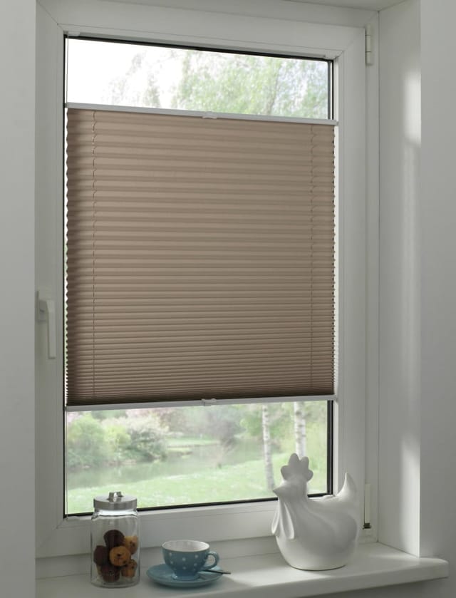 Gardinia Plissee Concept Tageslicht 40 cm x 130 cm Taupe