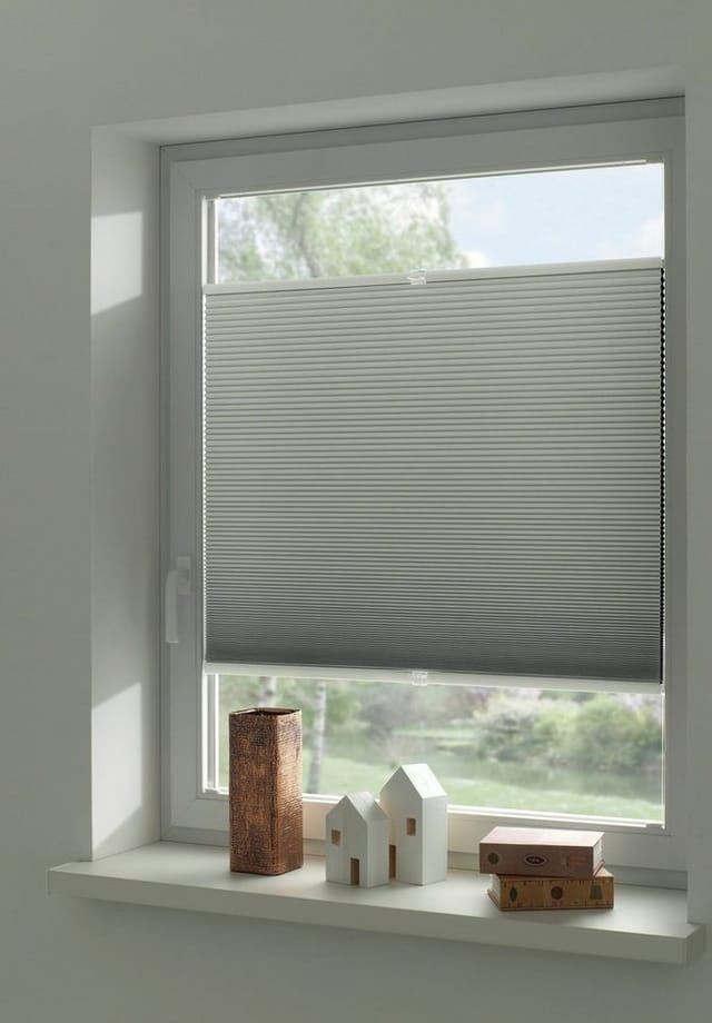 Gardinia Wabenplissee Concept Thermo energiesparend Abdunklung 70 x 130 cm Weiß