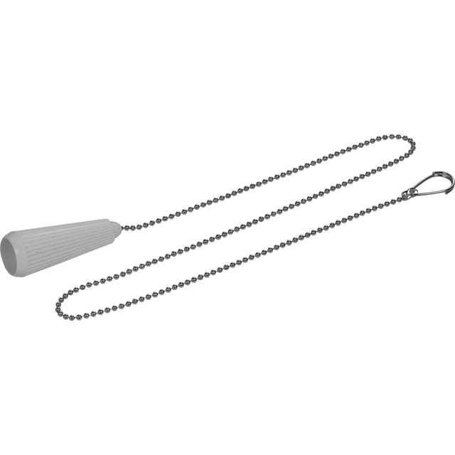 Klosettzug mit Kette Weiß