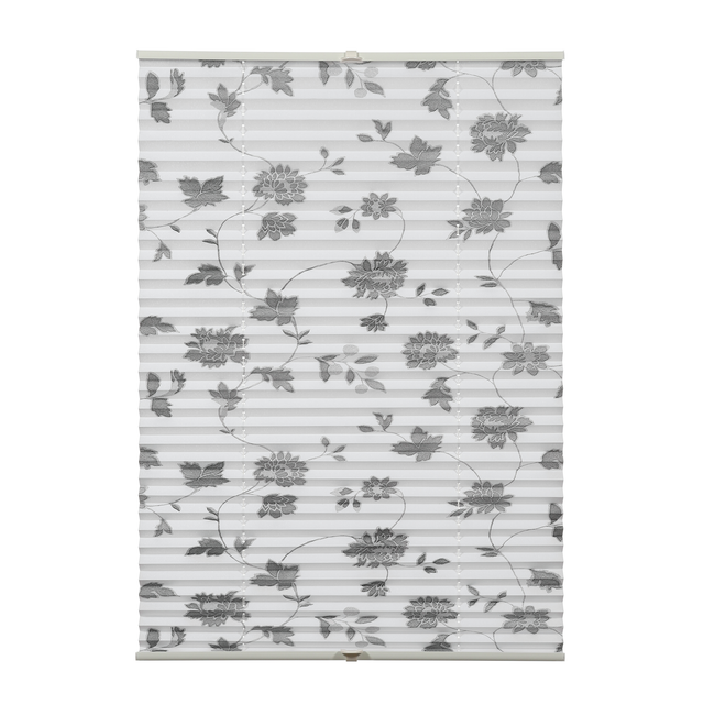 Gardinia Plissee Concept zum Klemmen 70 cm x 130 cm Dekor Blüte