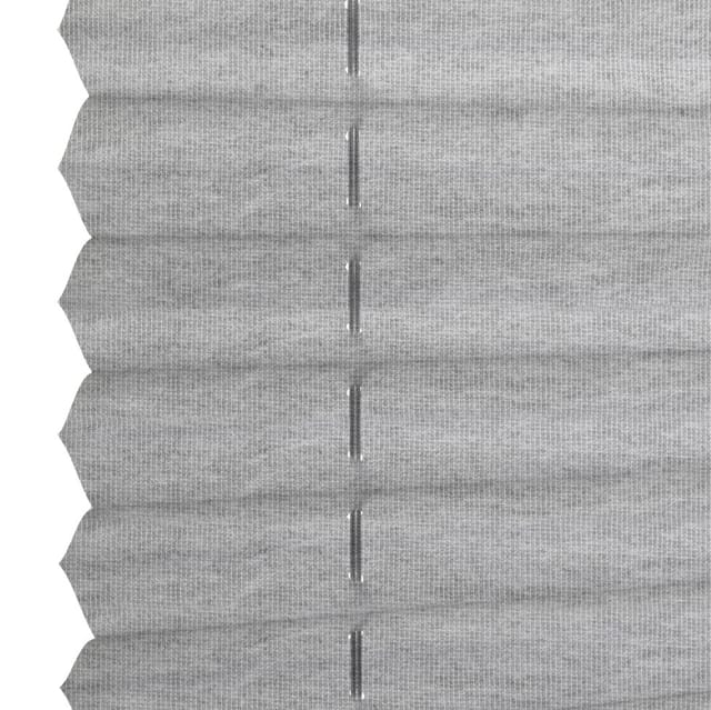 Gardinia Plissee Concept zum Klemmen 100 % Recycling Stoff 80 cm x 210 cm Grau