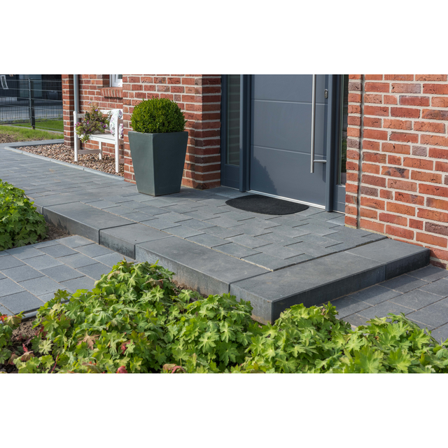 Blockstufe Anthrazit 100 x 35 x 15 cm