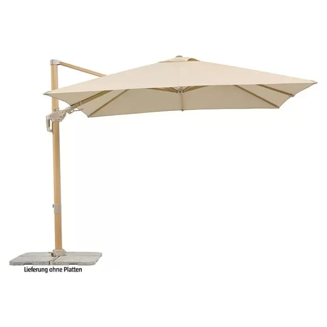 Schneider Ampelschirm Rhodos Twist Loft 300 cm x 300 cm mit Kurbelmechanik