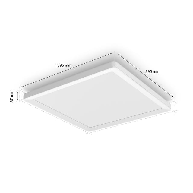 Philips Hue LED-Panel Tento White & Color Ambiance M Weiß 39,5 cm x 39,5 cm