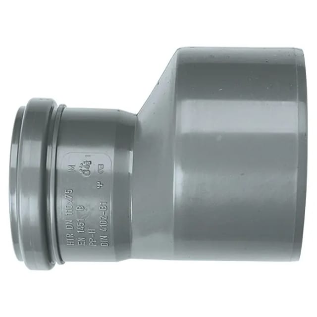 Marley HT-Übergangsrohr Exzentrisch DN 110 / 75
