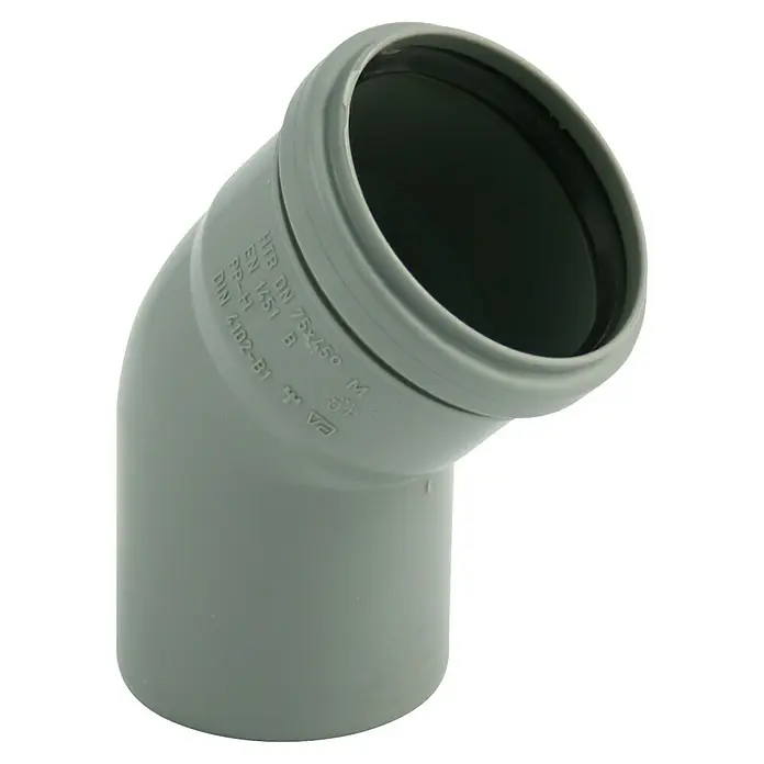 Marley HT-Bogen 45° DN 40 Grau