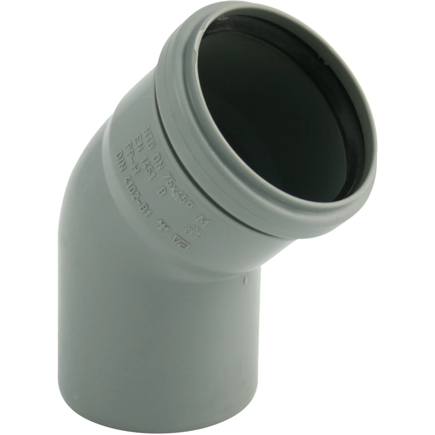 Marley HT-Bogen 45° DN 50 Grau