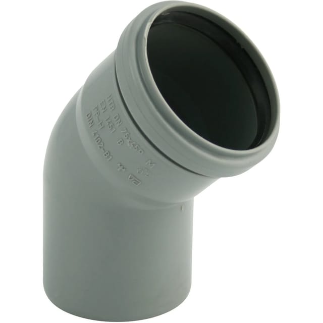 Marley HT-Bogen 45° DN 50 Grau