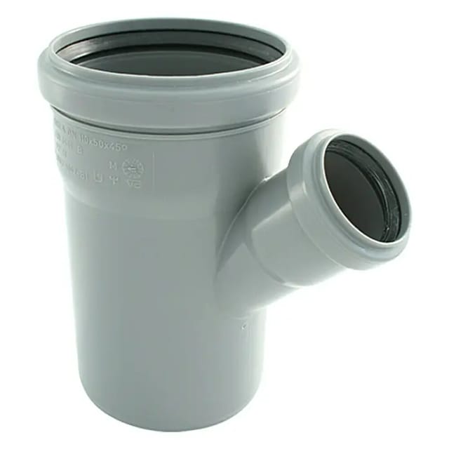 Marley HT-Einfachabzweig 45° DN 110/50