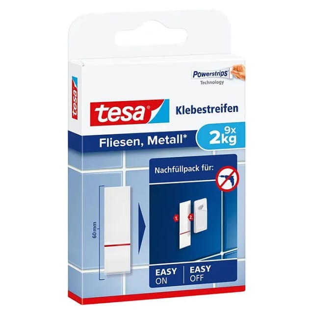 Tesa Klebestreifen für Fliesen und Metall 2 kg