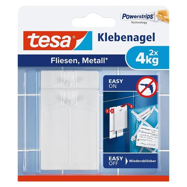 Tesa Klebenagel für Fliesen und Metall (max. 4 kg)