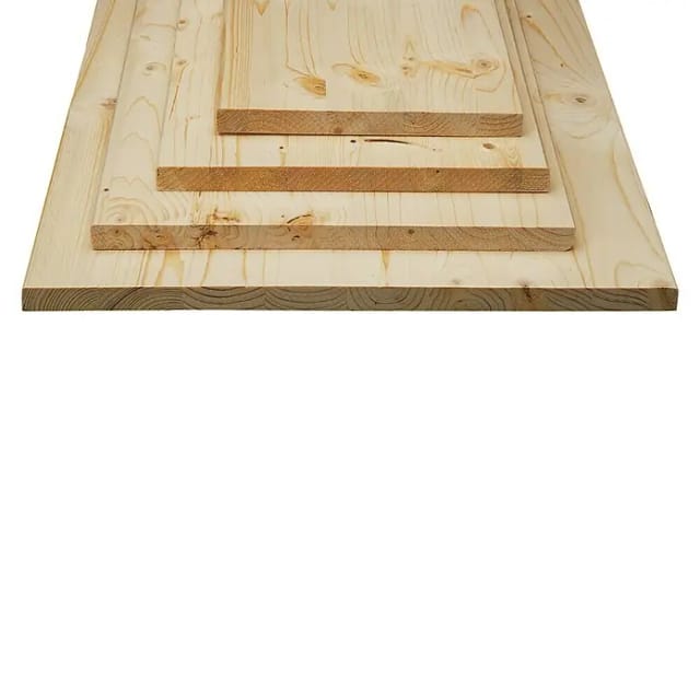 Leimholz Kiefer Naturwuchs unfoliert 80 cm x 30 cm x 1,8 cm