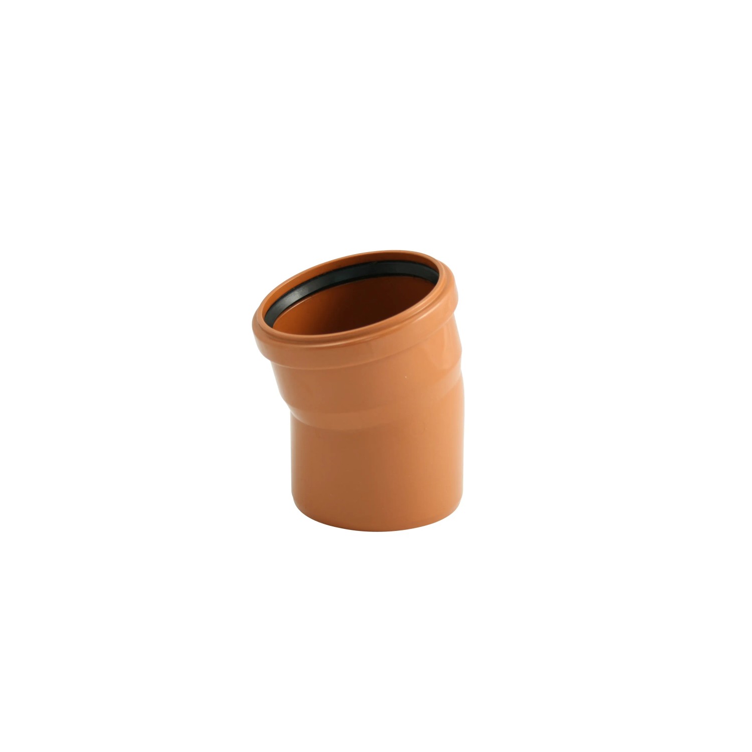 Marley Kanalgrundrohr-Bogen 15 Grad DN 110
