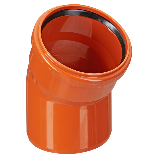 Marley Kanalgrundrohr-Bogen 30 Grad DN 125