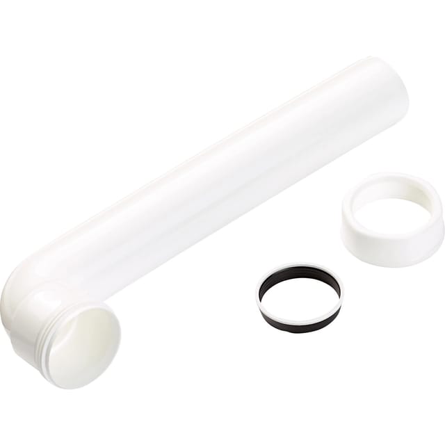 Spültisch-Ablaufbogen 44,8 mm (G 1 1/2) Weiß