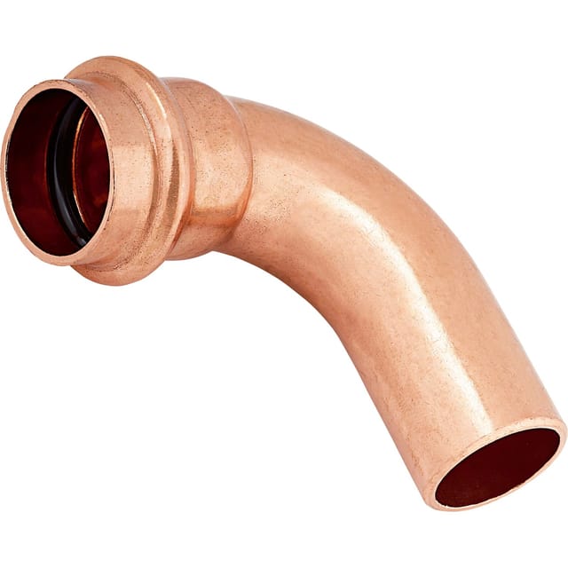 Press-Bogen Ø 22 mm Kupfer 90 Grad