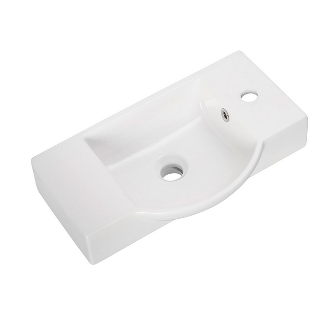 Fackelmann Waschbecken 54,5 cm Weiß