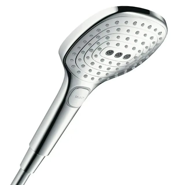 hansgrohe Duschkopf Raindance Select E Handbrause 120 mit 3 Strahlarten Chrom