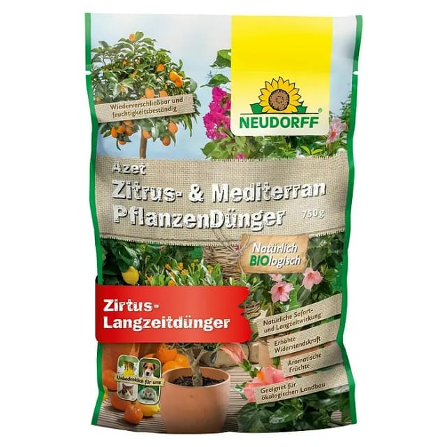 Neudorff Azet Zitrus- und Mediterran Pflanzen-Dünger 750 g