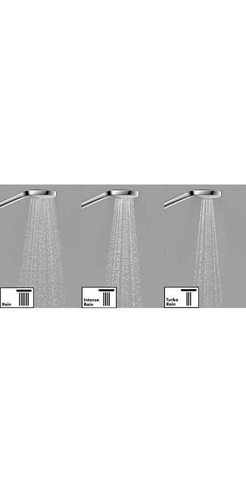 hansgrohe Duschkopf Croma Select E Vario Handbrause 110mm EcoSmart Chrom/Weiß