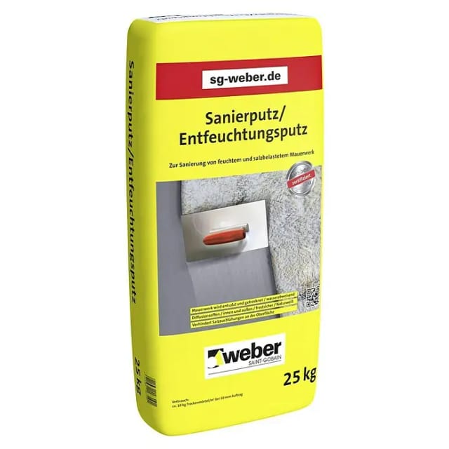Weber Sanierputz/Entfeuchtungsputz 25 kg