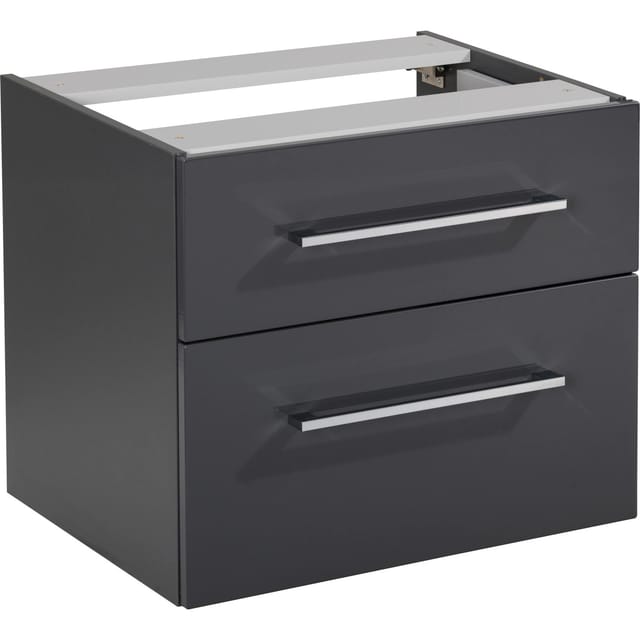 Fackelmann Waschbeckenunterschrank HYPE 3.0 Anthrazit matt 60 cm